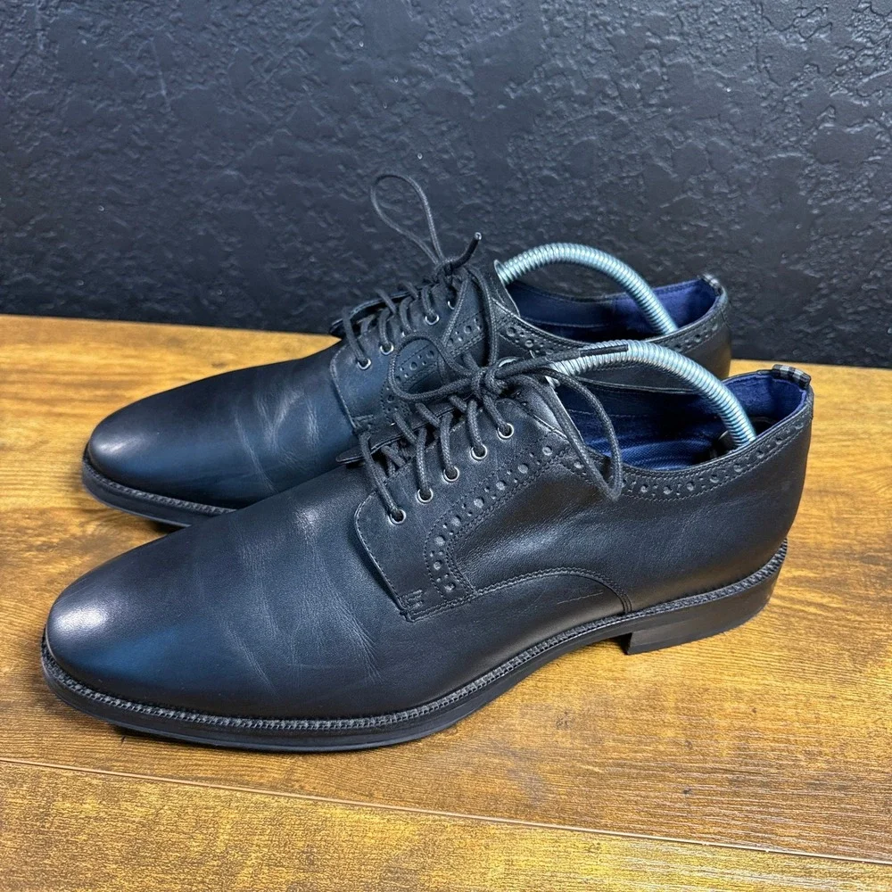 Cole Haan Grand 360 C30627 Black Leather Oxford Dress Shoes Mens 9M